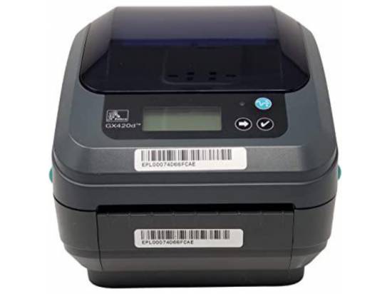 Zebra GX420d Serial USB Direct Thermal Label Printer with Display - Refurbished