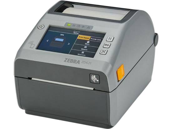 Zebra ZD621 Ethernet USB Ethernet Wireless Direct Thermal Label Printer - Refurbished