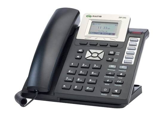 Zultys ZIP 33i 3-Line VoIP Display Speakerphone