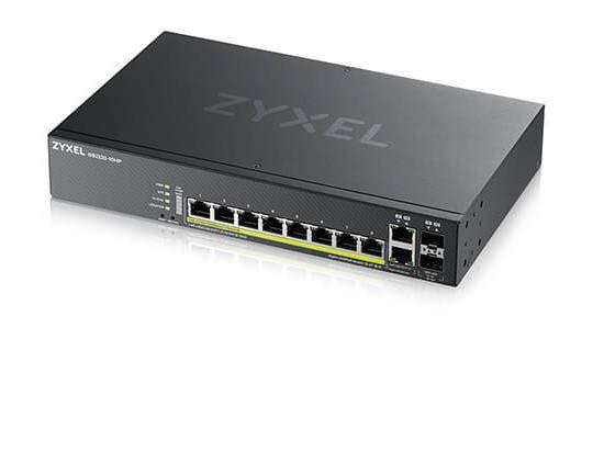 Zyxel GS2220-10HP 8-Port Managed GbE L2 PoE Switch w/ GbE Uplink